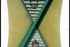 Juntura  | 2000  | Óleo sobre madera | 40  x 70 cm