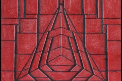 Tetraedro |  02 - 2018 | Óleo sobre tela | 50 x 50 cm